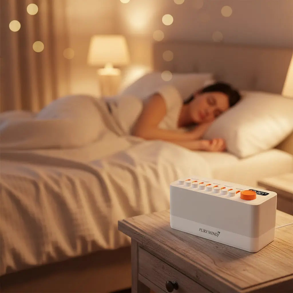 PuryTouch blanc lit femme dormir