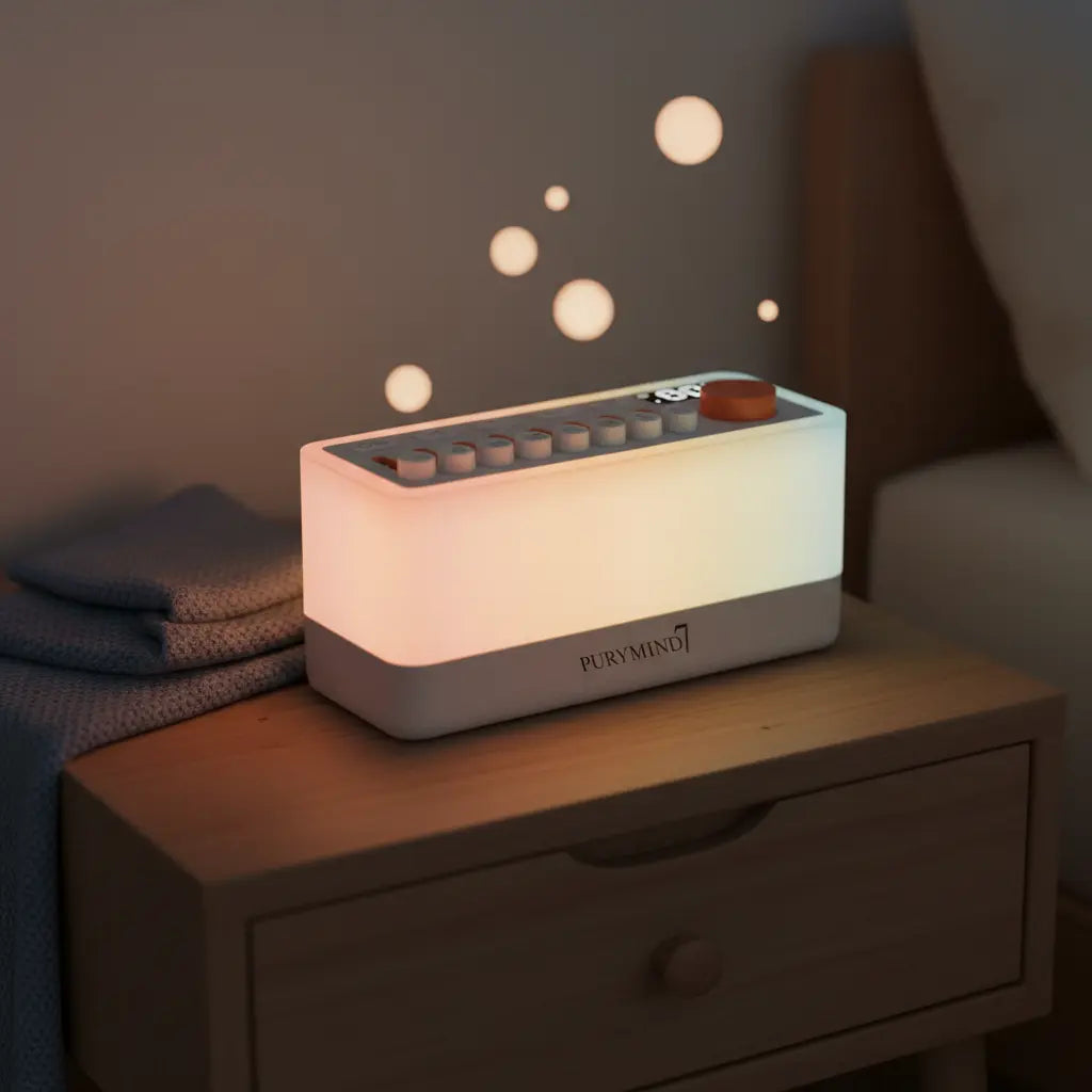 PuryTouch lumiere blanc table de  chevet bulle blanc