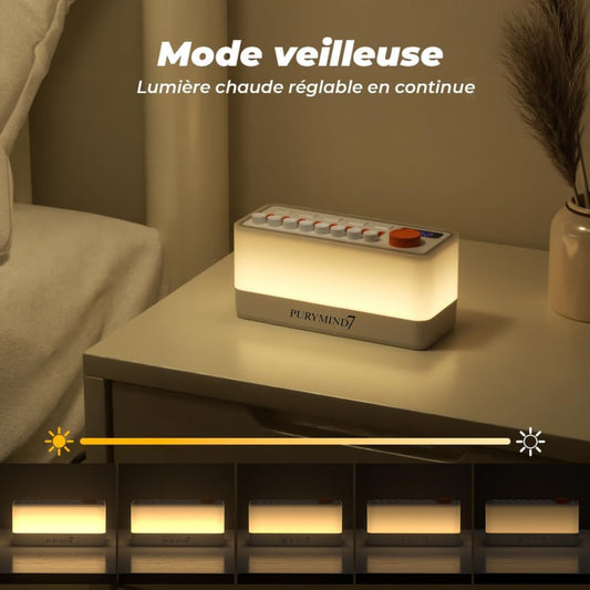 PuryTouch mode veilleuse lumiere reglable